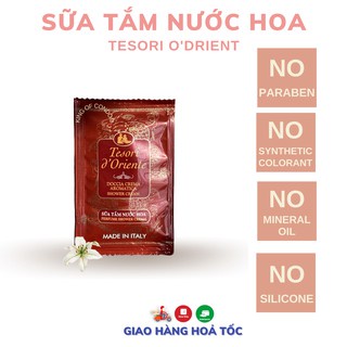 Sữa Tắm Nước Hoa Tesori Gói Lẻ Dùng Thử Giao Mùi Ngẫu Nhiên