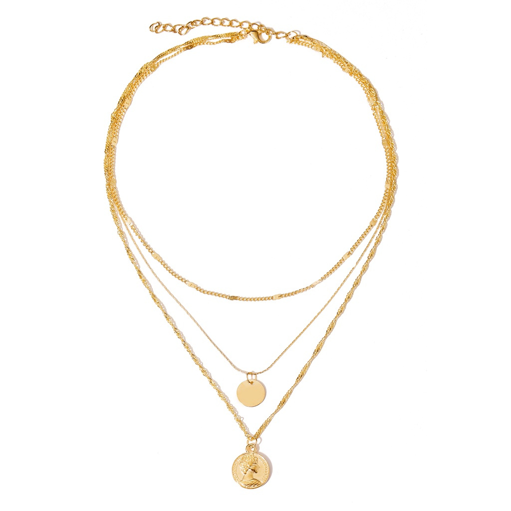 IF ME vòng cổ Kim Loại Nhiều Lớp Thời Trang Cho Nữ