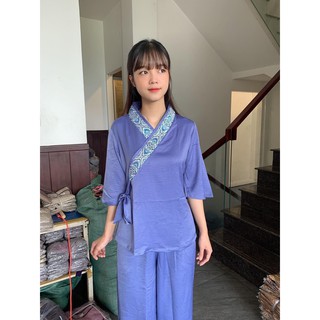 BỘ ĐI CHÙA NHẬT BÌNH LỤA PHÁP CAO CẤP