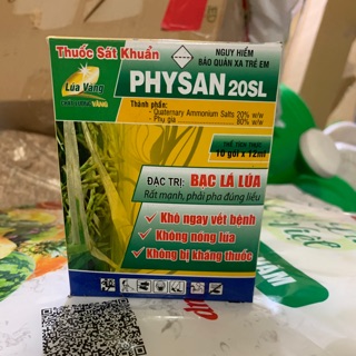 THUỐC SÁT KHUẨN PHYSAN 20SL TRỪ BỆNH THỐI NHŨN - GÓI 12ML