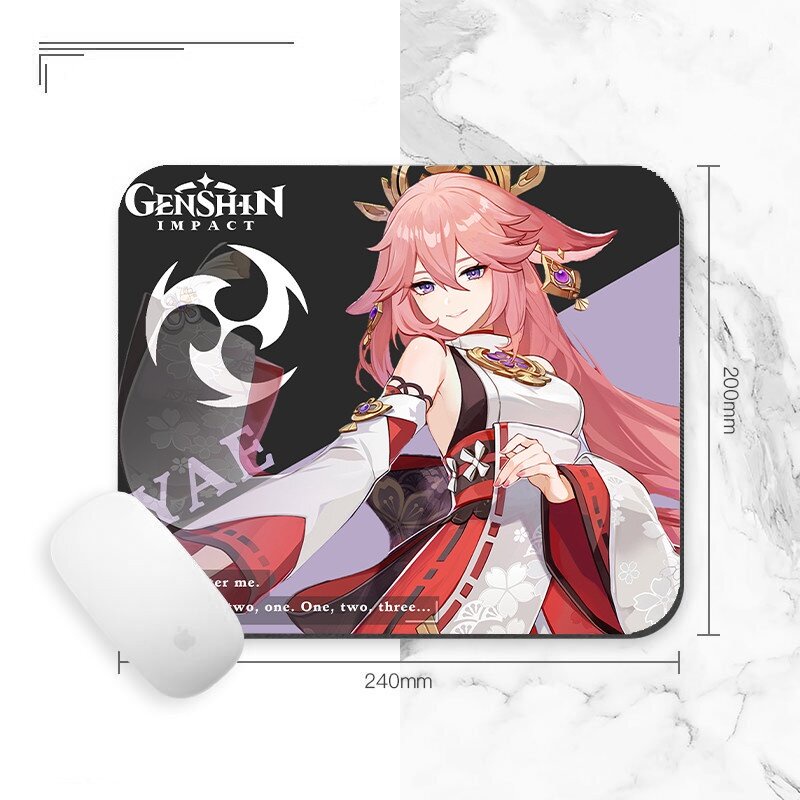 Miếng lót chuột IN HÌNH Genshin Impact game chibi tiện lợi quà tặng xinh xắn