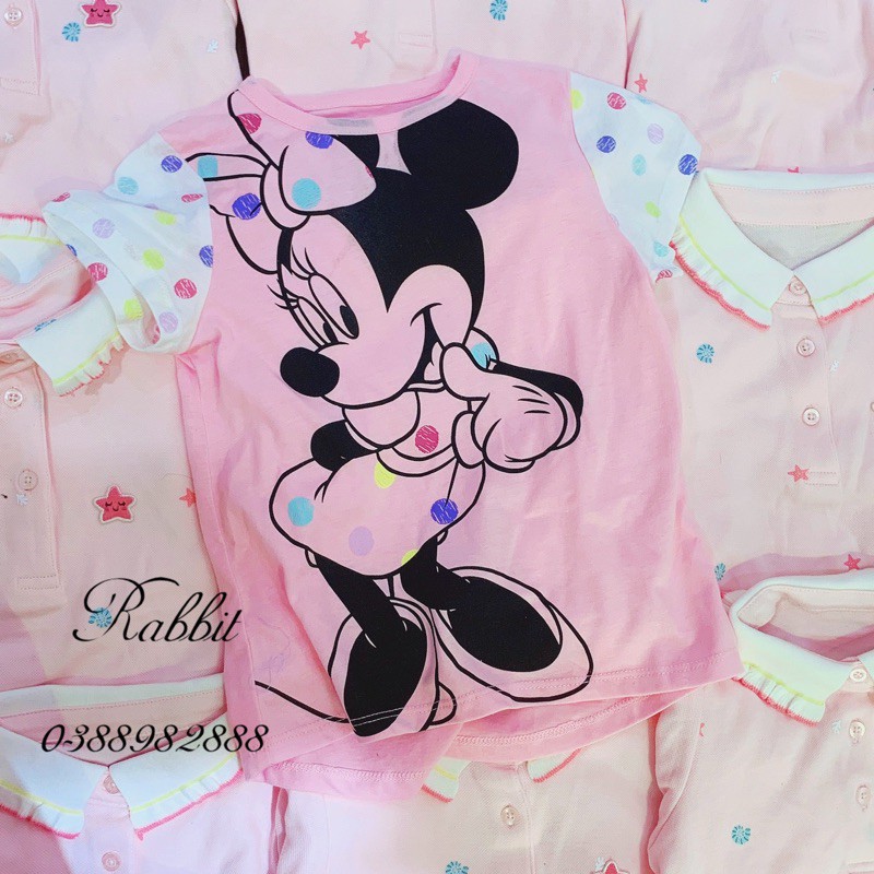 Áo thun cotton Disney bé gái - HÀNG SALE KHÔNG ĐỔI TRẢ