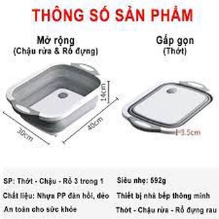 THỚT CHẬU ĐA NĂNG 2IN1