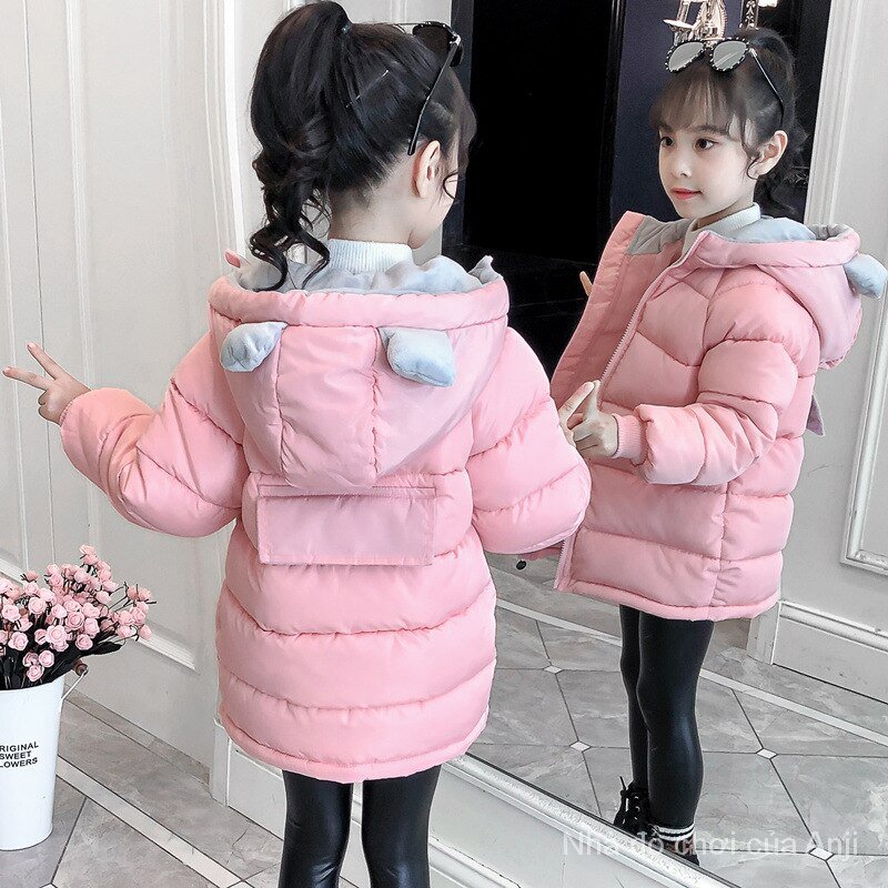 Kids Clothes Cotton Coat Winter Tweezers Cold Coat And Overcoat