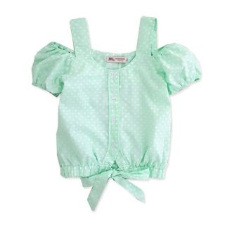 SALE ... Áo sơ mi bé gái kiểu trễ vai thời trang ( 25->38kg)