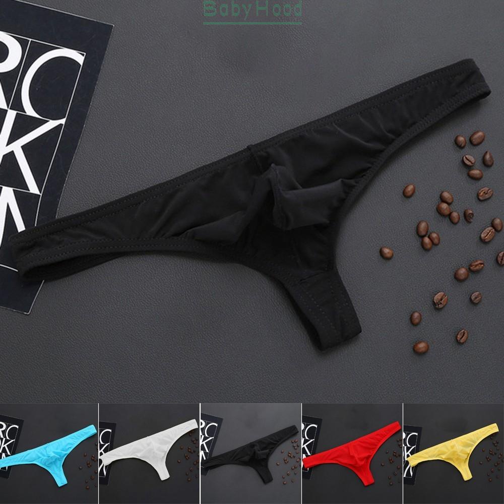 BBHOOD~Briefs Fashionable G-String Jockstrap Men See Through Thong Comfortable