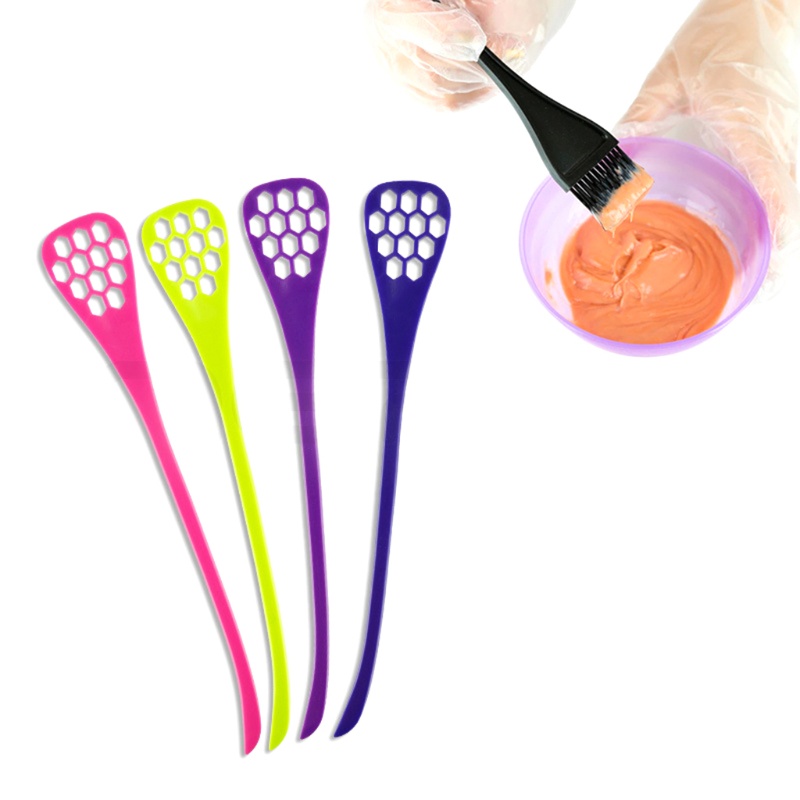 Muỗng Khuấy Nhuộm Tóc Hình Tổ Ong Độc Đáo Tiện Dụng Cho Salon
