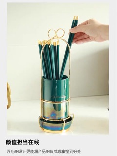 ( XẢ KHO ) Ống sứ cắm đũa cao cấp