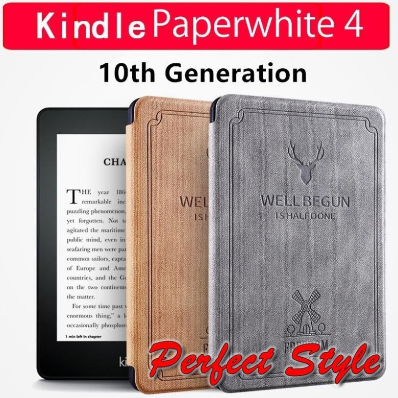 HOT Kindle Paperwhite 4 _ Bao da máy đọc sách Kindle Paperwhite 4 (10th) họa tiết hươu