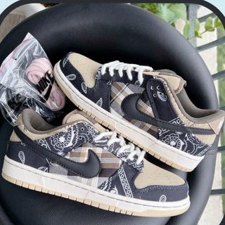 Giày sneaker jd sb travis full phụ kiện -ảnh thật jd sb travis nâu bản cao cấp nam nữ