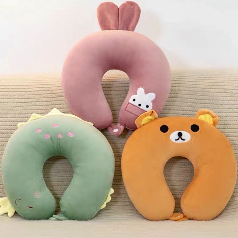 Gối chữ U kê cổ tiện lợi dùng ở văn phòng, đi máy bay, du lịch, chống đau mỏi vai gáy
