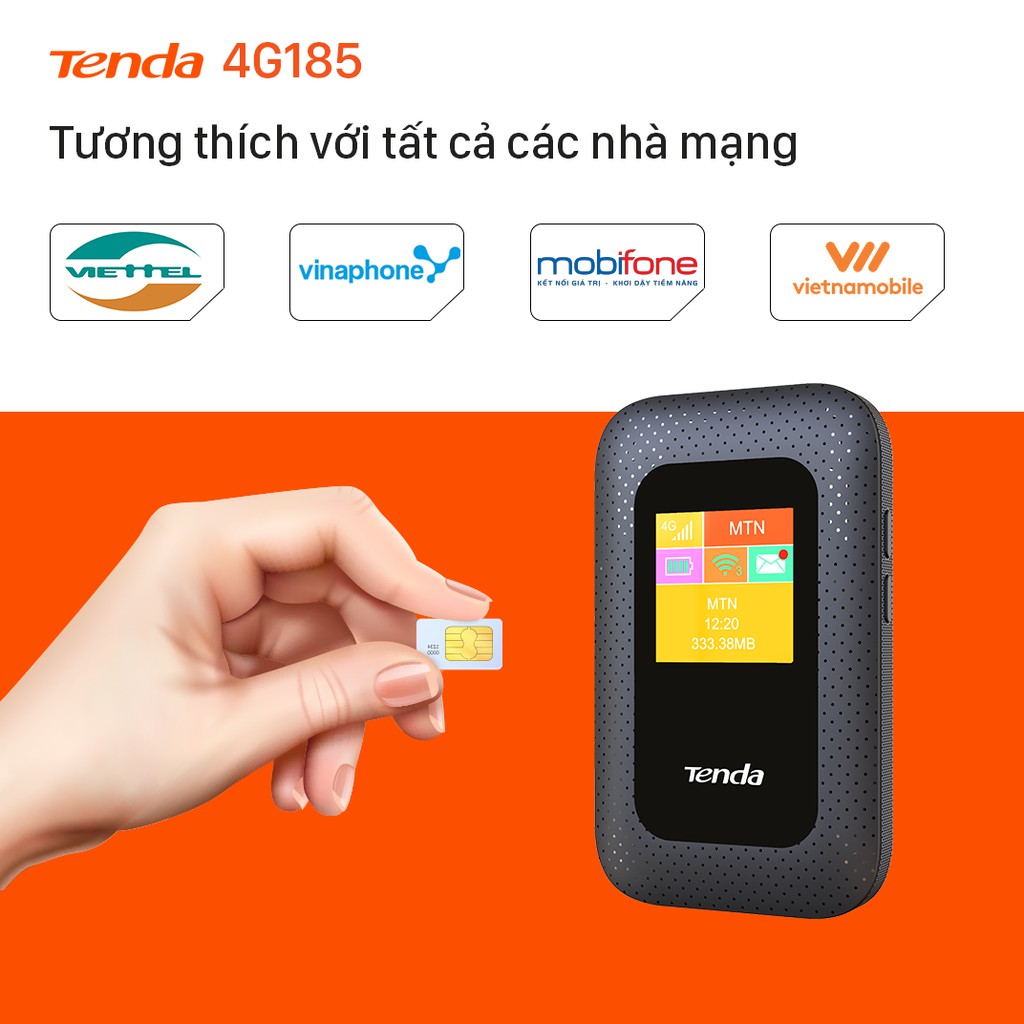 Tenda Bộ phát Wifi di động 4G LTE 4G185 - Hãng phân phối chính thức | BigBuy360 - bigbuy360.vn