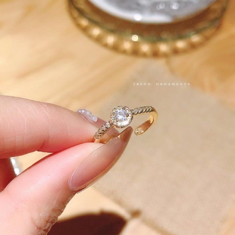 nhẫn đính đá cao cấp