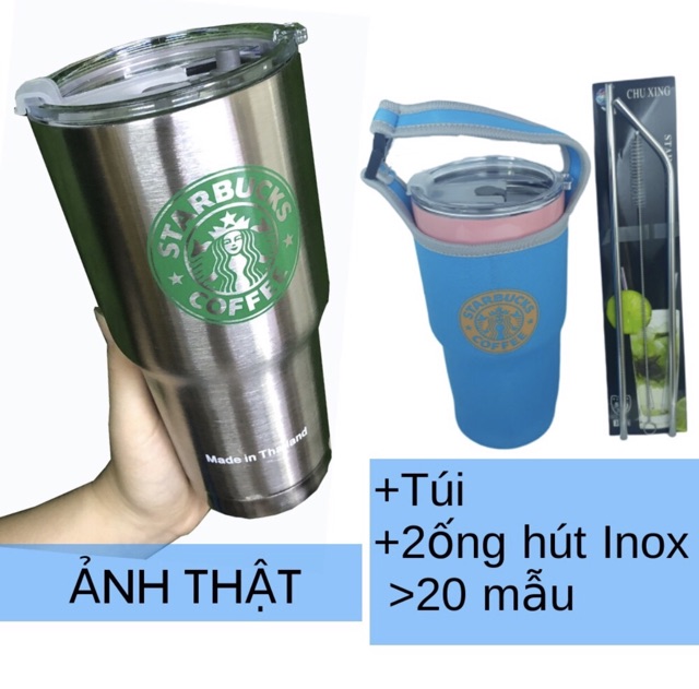 Ly giữ nhiệt cao cấp STARBUCKS 900ml hàng Thái Lan