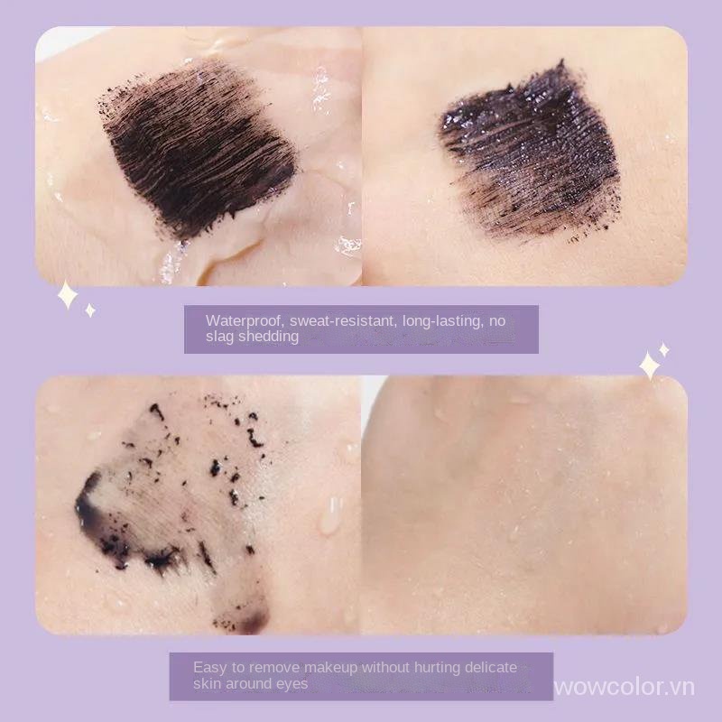 Mascara Kiss Beauty Màu Đen Đầu Cọ Mịn Chống Nước Chống Mồ Hôi Lâu Trôi