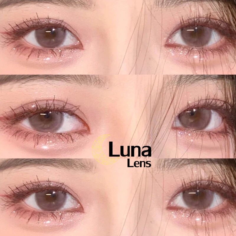 MỘT ĐÔI KÍNH ÁP TRÒNG MÀU HỒNG NÂU THẠCH FAVOR SIÊU ÊM SIÊU MỀM NỘI ĐỊA TRUNG QUỐC - LENS CÓ ĐỘ CẬN
