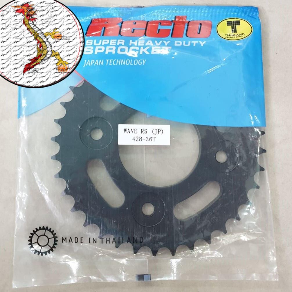 Nhông Dĩa Recto Made in Thailand, nhông đĩa cho xe wave super Dream 110cc