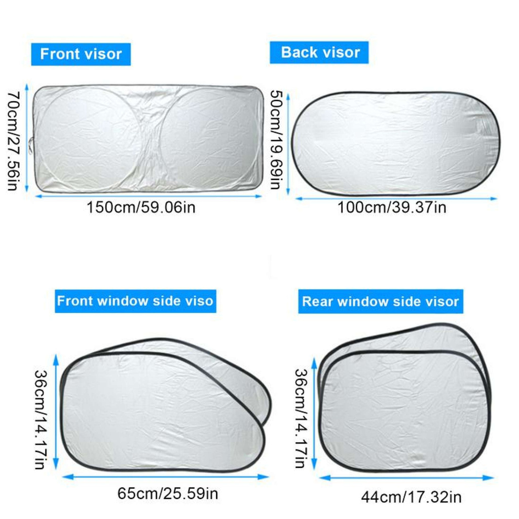 Ai Tấm Che Nắng Cửa Sổ Xe Hơi Vui Nhộn Tấm Che Nắng Kem Chống Nắng Rèm, 6PCS-168