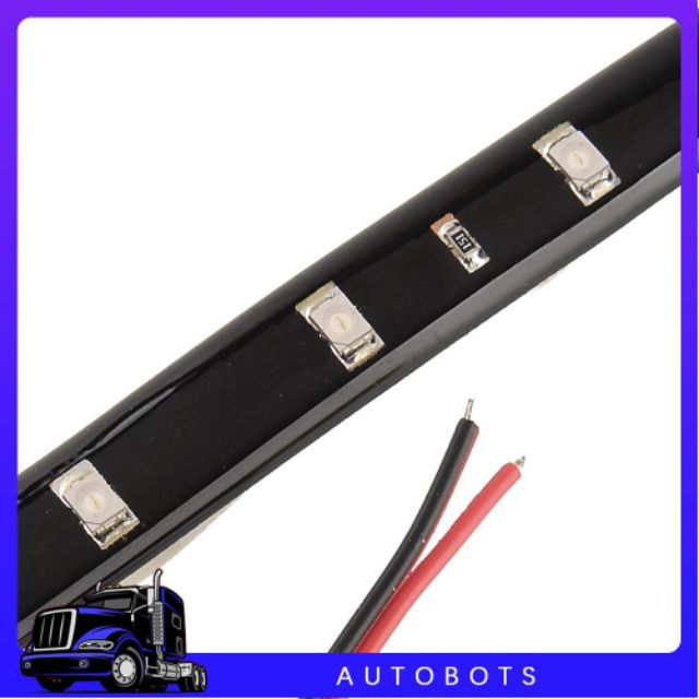 Dây đèn LED dẻo 30cm SMD PCB màu đen 12V chống thấm nước cho xe/ (giá 1 dây)