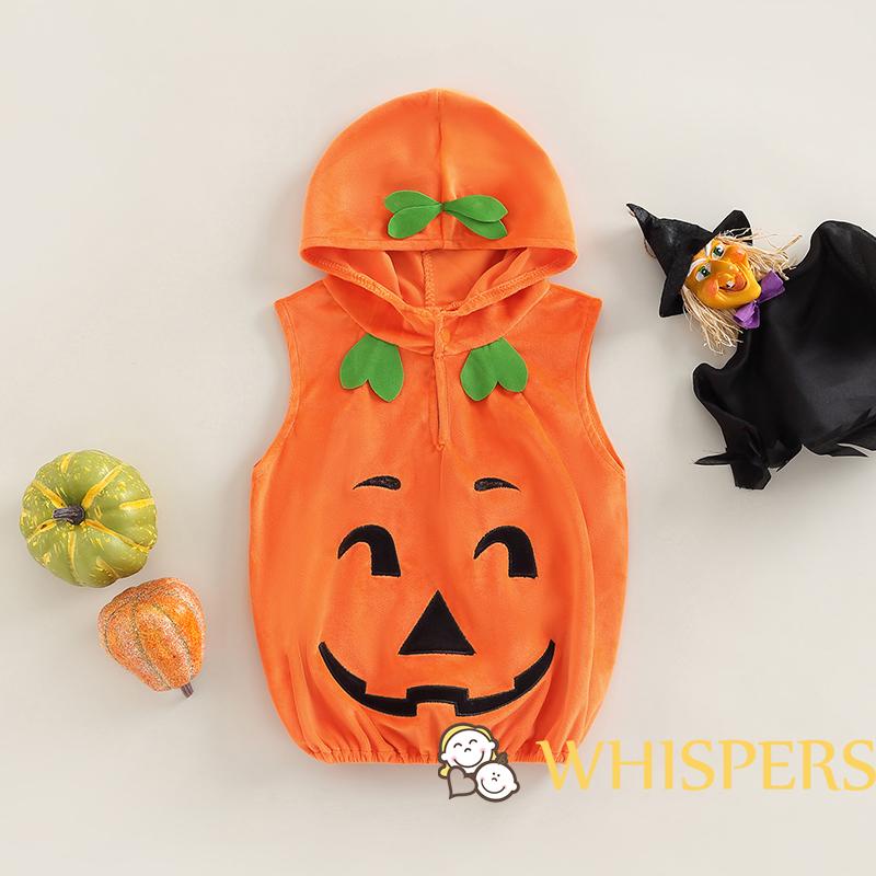 Áo Thun Ba Lỗ Họa Tiết Mặt Cười Halloween Cho Bé Trai Và Bé Gái