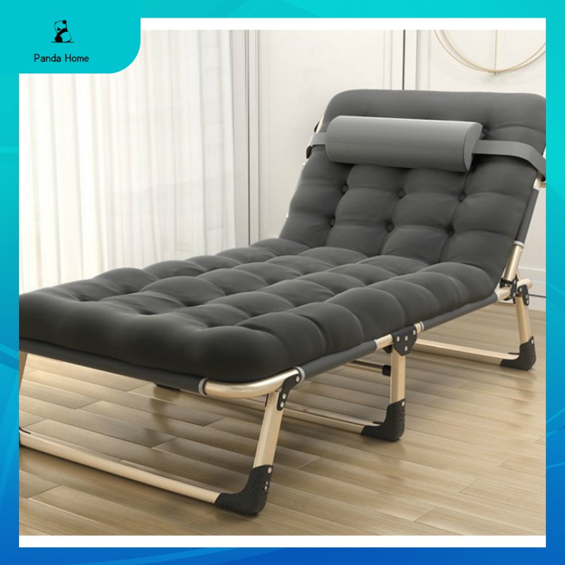 Giường gấp văn phòng giường nghỉ trưa, ghế tựa di động, giường ngủ trưa đơn giản