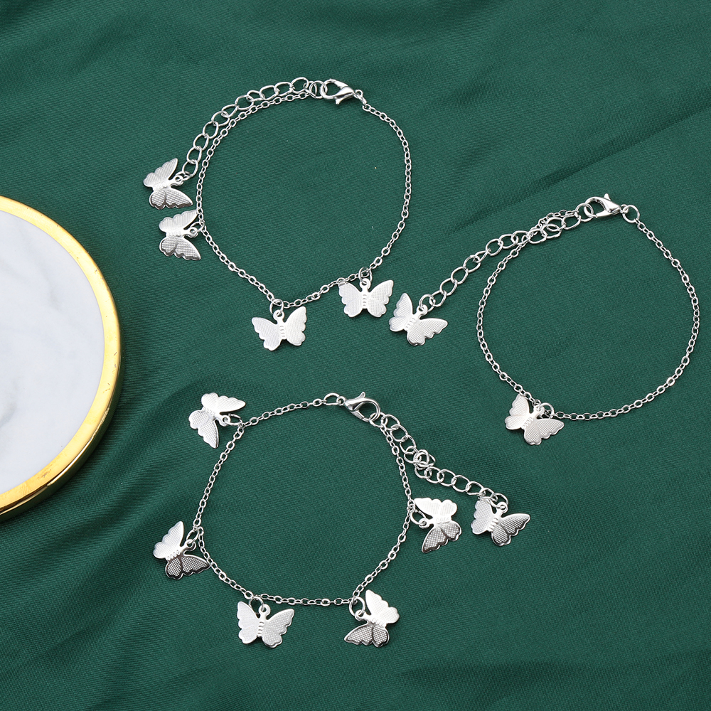 Vòng Đeo Chân Hình Bướm Phong Cách Bohemian Thời Trang Cho Nữ