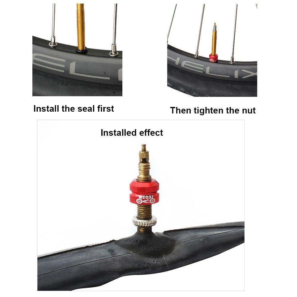 MUVAKO Set 1 / 2 Đai Ốc Khóa Lốp Xe Đạp Thay Thế Tiện Dụng