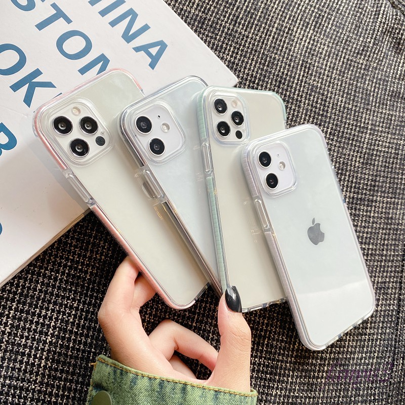 Iphone 12 11 Pro Max Se 2020 Xr X Xs Max 7 8 6 6s Plus ốp điện thoại Trong Suốt Màu Kẹo Ngọt Cho | BigBuy360 - bigbuy360.vn