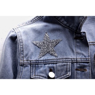 Áo khoác denim nữ ngắn đoạn