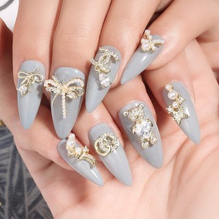 Charm nail , charm nơ đá đính móng