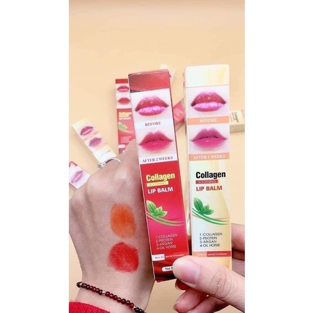 DƯỠNG COLAGEN LIPS BALM KÍCH MÀU MÔI Phun Xăm GARBY