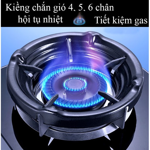 KIỀNG CHẮN GIÓ BẾP GA CAO CẤP GIÚP CHIA ĐỀU LỬA - KIỀNG CHẮN GIÓ BẾP GAS NHIỀU CHẤU(MÀU BẠC)