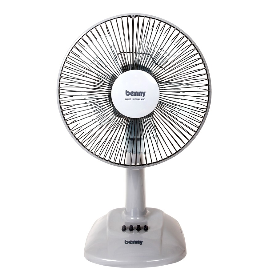 Quạt Bàn Thiết kế Nhỏ gọn Benny BFT-30, Gray, 45W, 51m3/phút, sải cánh 30cm- Bảo hành 12 tháng