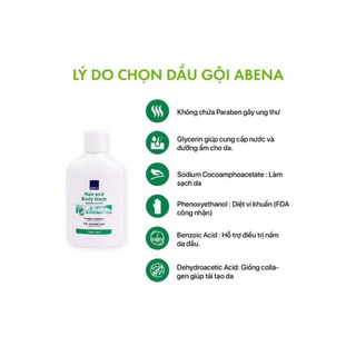 Sữa tắm gội khô Abena