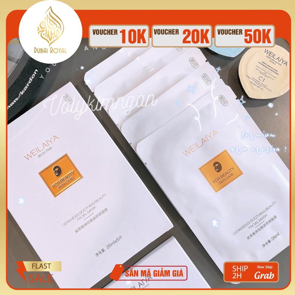 Mặt nạ Nano Ceramide Mua 1 tặng 1 cặp xả gội đa tầng nấm Truffle mini