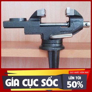 [GIẢM GIÁ SỐC] Eto kẹp bàn xoay 360 độ- Ê TÔ kẹp bàn bằng gang đúc