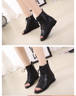 Giày boots hở mũi  siêu chất và siêu đẹp