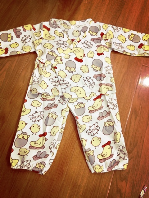 Yukata dài tay chất thô mềm [size 8-16kg]