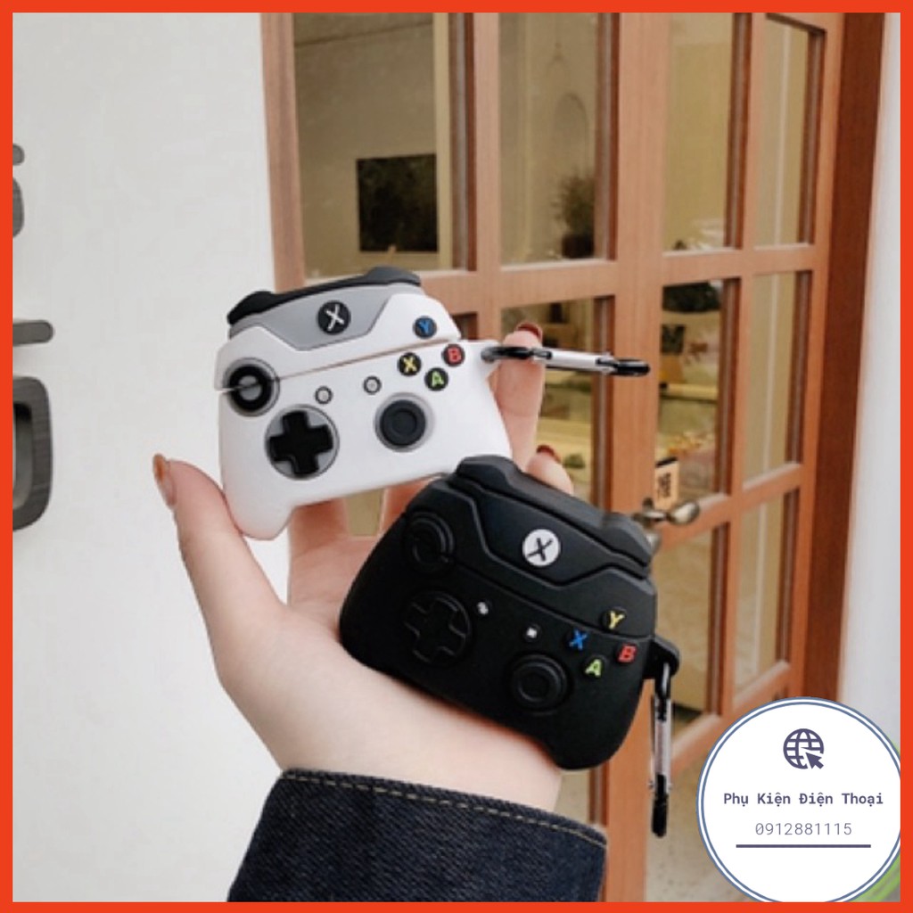 ☘️Tặng kèm móc treo☘️ Case bao airpod silicon 1 2 Tay cầm chơi game Xbox - Vỏ bọc đựng tai nghe không dây i11 i12 i10