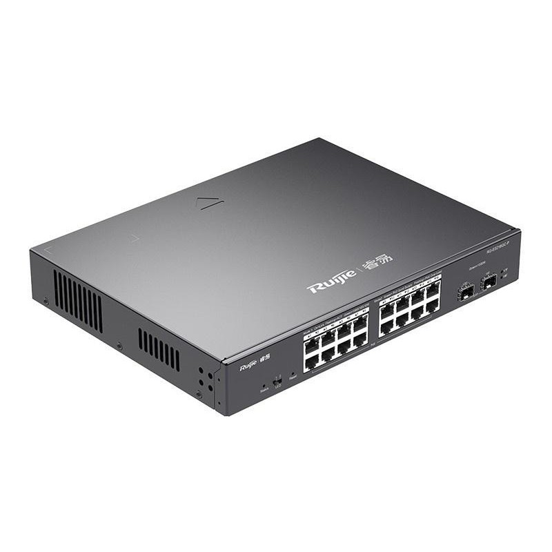 Thiết bị mạng Switch Ruijie Reyee RG-ES218GC-P 18-Port Gigabit Smart POE