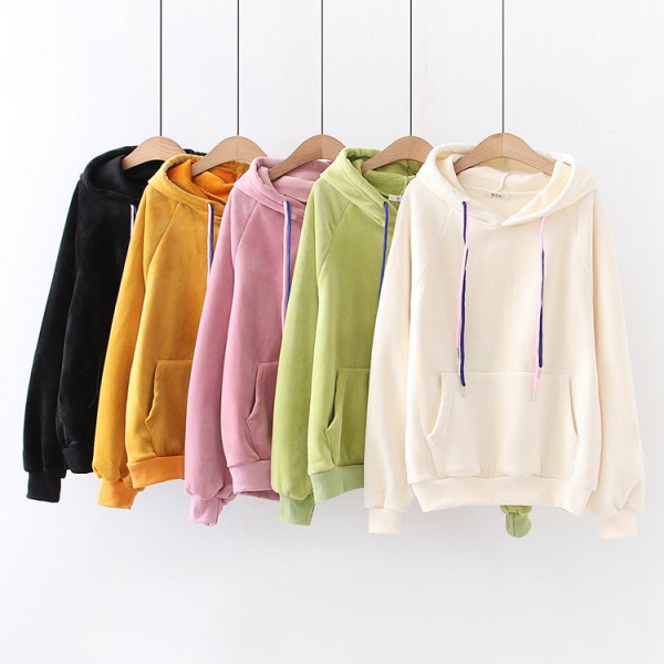 [FREESHIP ĐƠN TỪ 50K] Áo hoodie trơn nỉ bông LNG1119