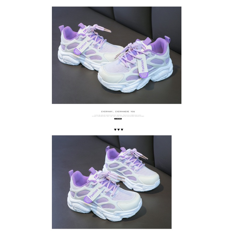 Giày thể thao IQ ANGEL đế mềm thoáng khí thời trang dành cho bé gái