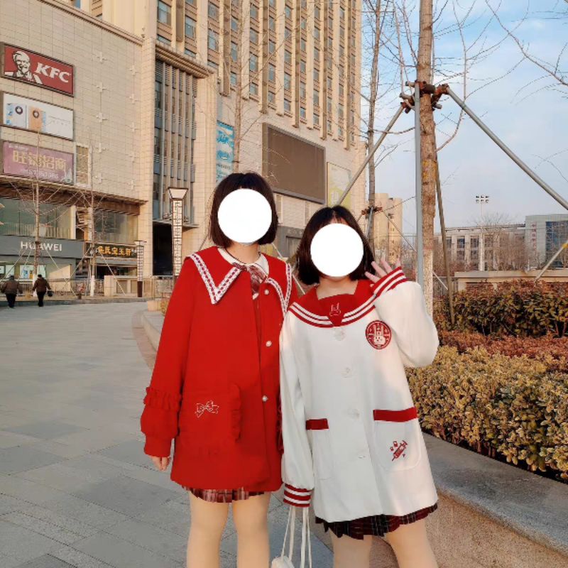 [sankousan] Áo khoác đồng phục JK thỏ thiêu kiểu y tá phong cách Mori hàng brand | BigBuy360 - bigbuy360.vn