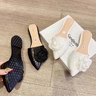 Sục bệt đế bằng mũi nhọn hoa trà Siêu xinh + Ảnh thật