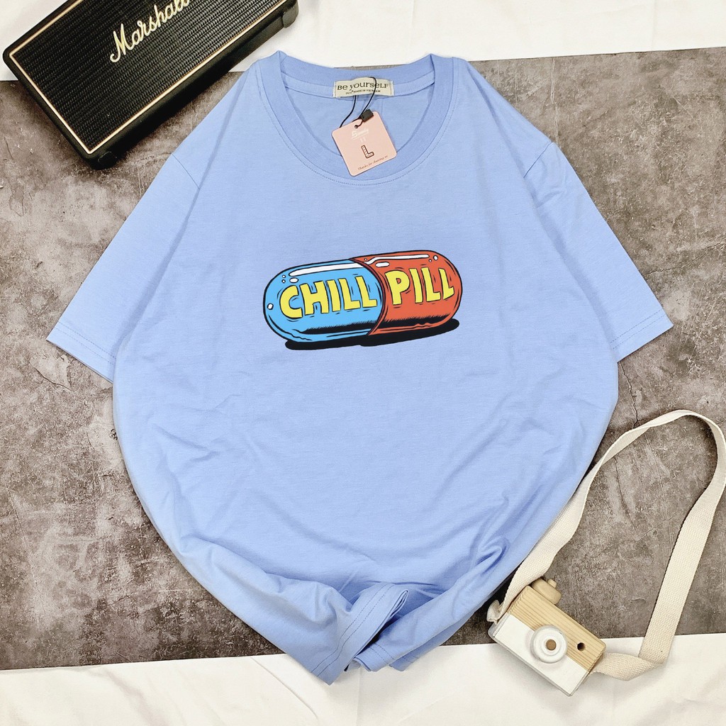 - Áo thun tay ngắn Be Yourself unisex size M L XL - VIÊN CHILLPILL