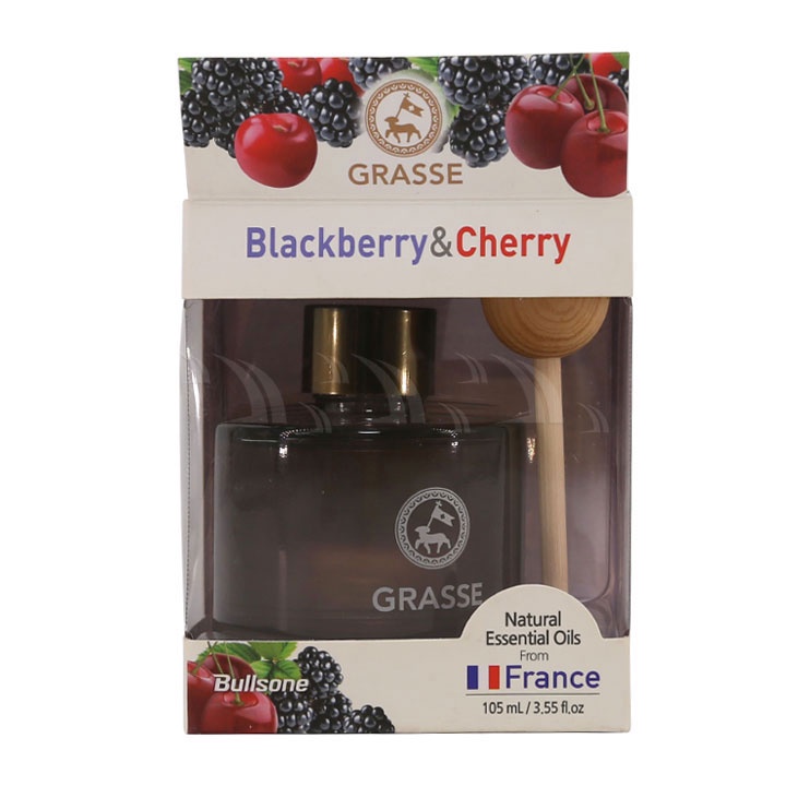 Nước Hoa Ô Tô Cao Cấp Bullsone Grasse Blackberry &amp; Cherry 105ml - Hàng chính hãng