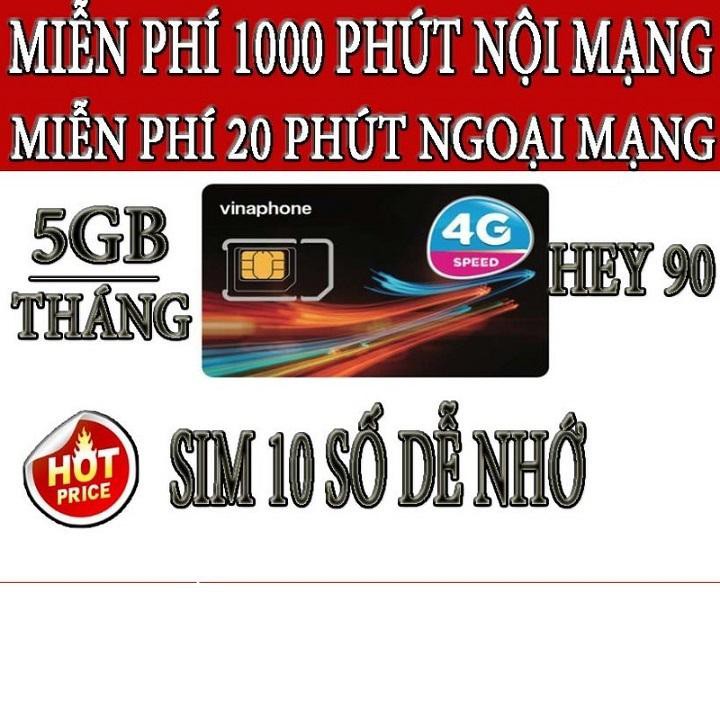 Thánh sim Vinaphone 3G 4G HEY90