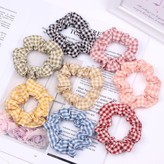 Cột Tóc/Buộc Tóc Scrunchies Caro