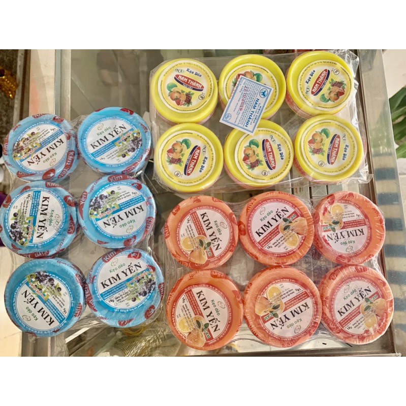 [Mã 267FMCGSALE giảm 8% đơn 500K] kẹo dẻo kim Yến vị tuổi thơ 1lóc 6hộp
