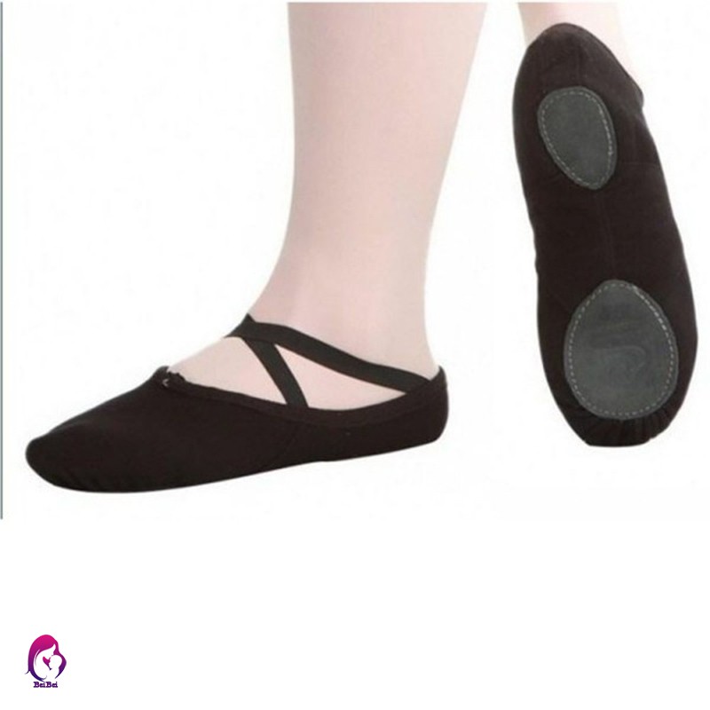 ♦♦ Childrens Adult Canvas Soft Bottom Ballet Shoes Practice Yoga Shoes